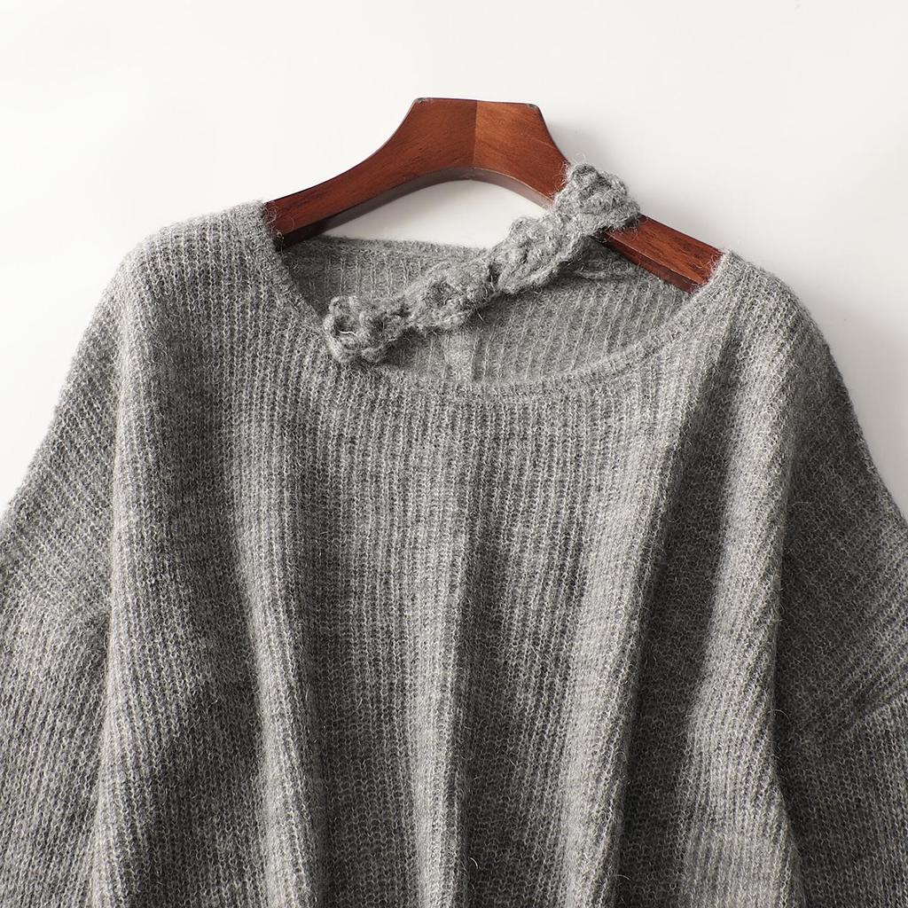 Autumn Long Sleeve Short Knitwear Women's Clearance Collection