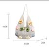 Nuova Borsa a Spalla Floreale alla Moda per Donna Stile Campagnolo Casual da Donna Grande Capacità Borsa da Viaggio Shopper