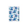 Cute Stitch Print Passport Holder PU Leather Travel Passport Cover Multi-Function Document Organizer Blue 6pcs