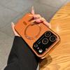 Applicable To Apple 17promax Mobile Phone Case Electroplated Magnetic Suction All-inclusive Anti-drop Cover iPhone16/15 Carbon Fiber