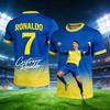 Ronaldo 7 Football Jersey 3D Print Sport Quick-dry Breathable Men T-Shirt