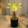 Künstlicher Bonsai-Baum mit Licht, USB-betrieben, Topfbaum für den Schreibtisch, realistisches Grün, künstliche Grünpflanze für die Dekoration im Büro und zu Hause