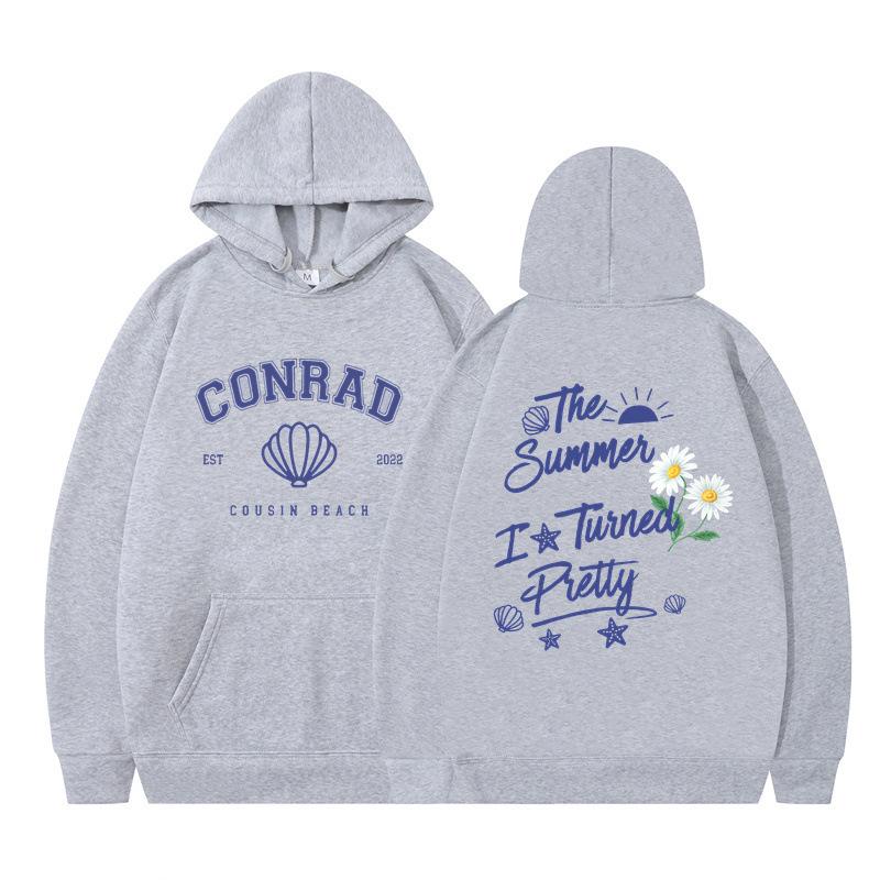 2025 The Summer I Turned Pretty Loose Hooded Sweater Hat