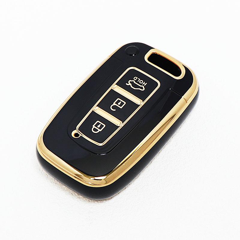 3 Button Tpu For Kia Sonata 8 Sr Ix35 Elantra I30 Soul Hyundai Veloster Solaris Hb20 Rohens Car Key Case Keyless Cover Keychains