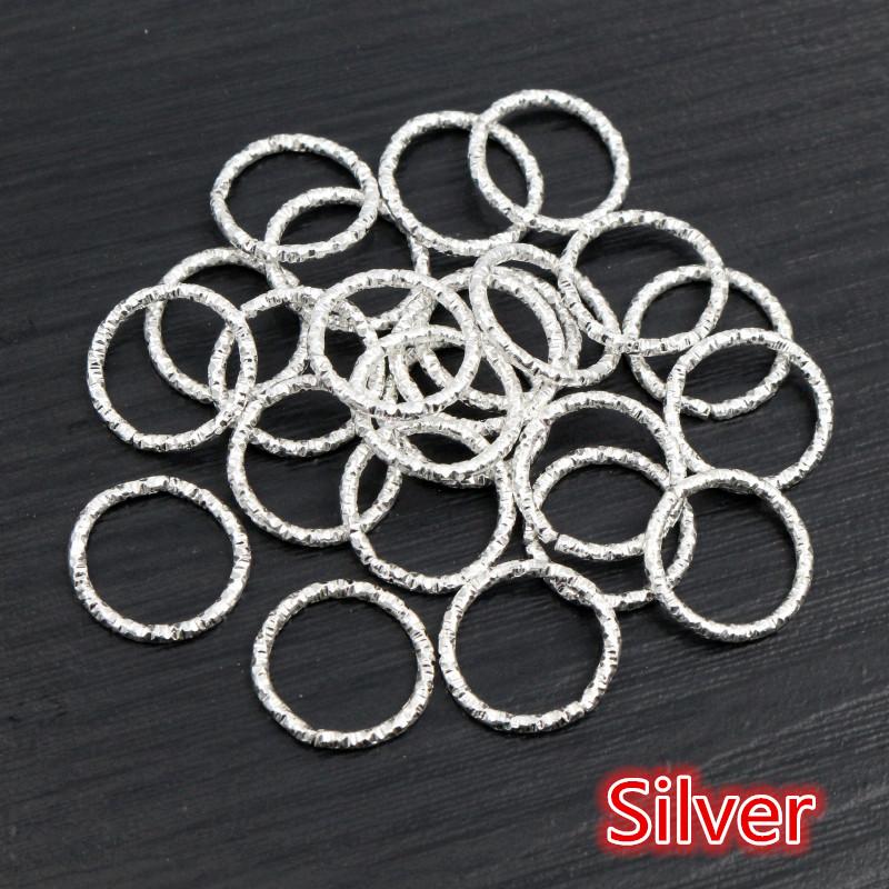 50-100 Stück/Los 8 10 15 18 20mm 5 Farben Biegeringe Runde Gedrehte Sprengringe Verbindungsstücke Für DIY Schmuckzubehör Herstellungsmaterialien