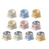 Elevated Pet Bowl Non-Slip Tilted Dog Food Dish Anti Vomiting Raised Pet Food Water Bowl for Medium Small Dogs Cats