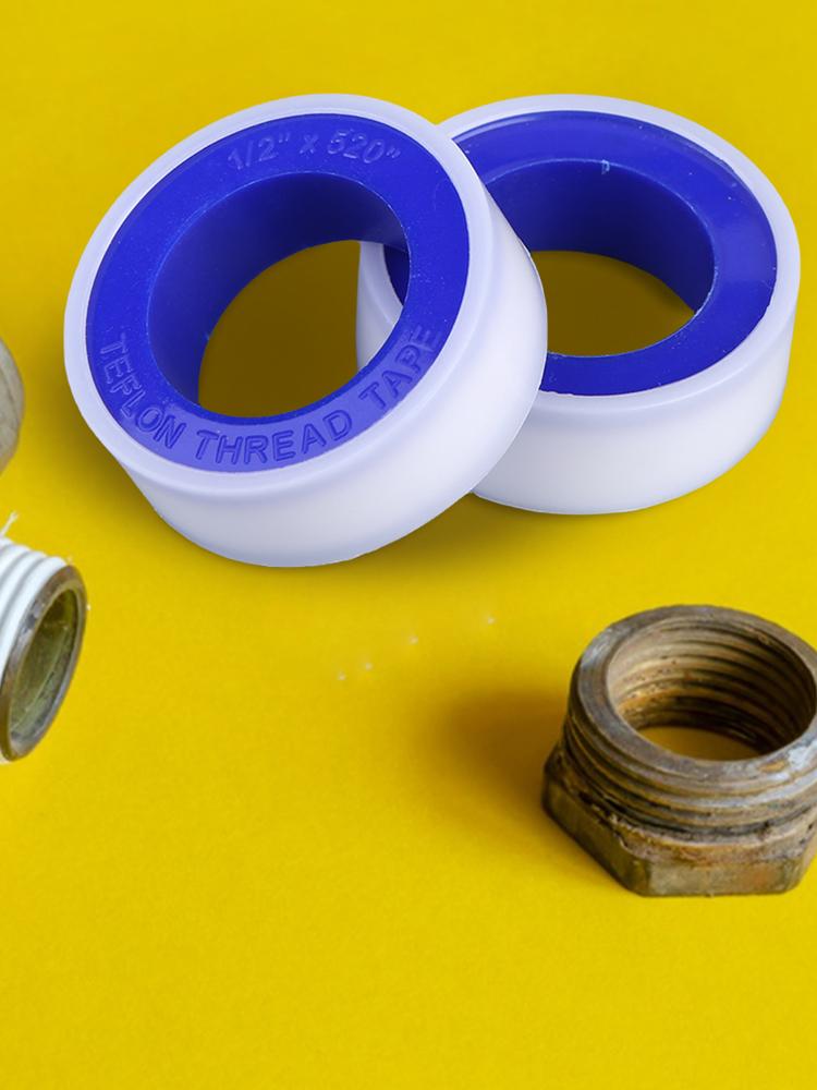 Plumbing Tape 520 Inch Length Thread Seal Tape 1/2 Inch Width Water Pipe Sealing Tape Multi-Function for Shower Head