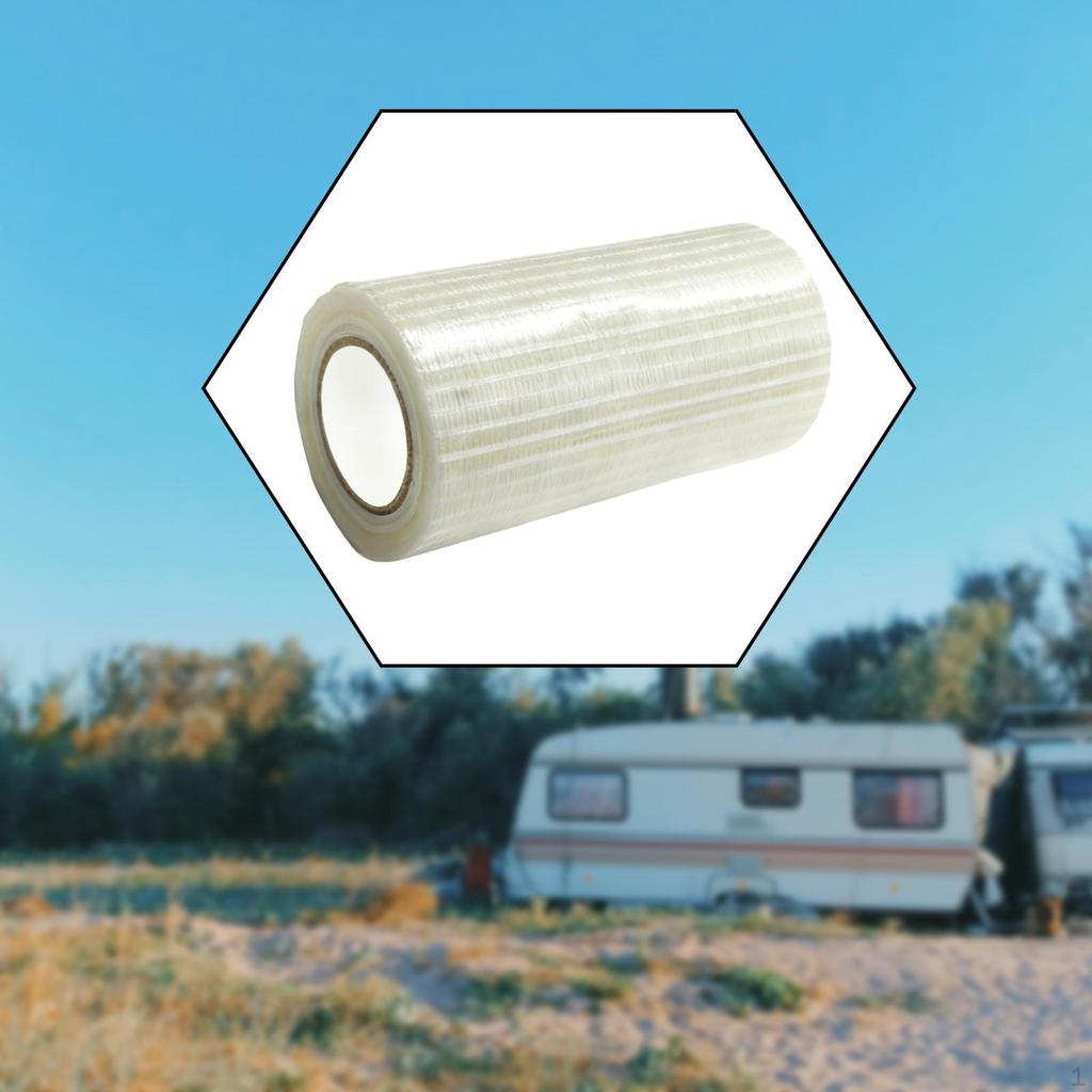 RV Awning Repair Tape Canvas Heavy Duty Tear Resistant Sturdy Waterproof Tent for Tarp