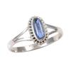 Natural Kyanite Gemstone Handmade 925 Sterling Silver Jewelry Ring Size 10 m5Z82