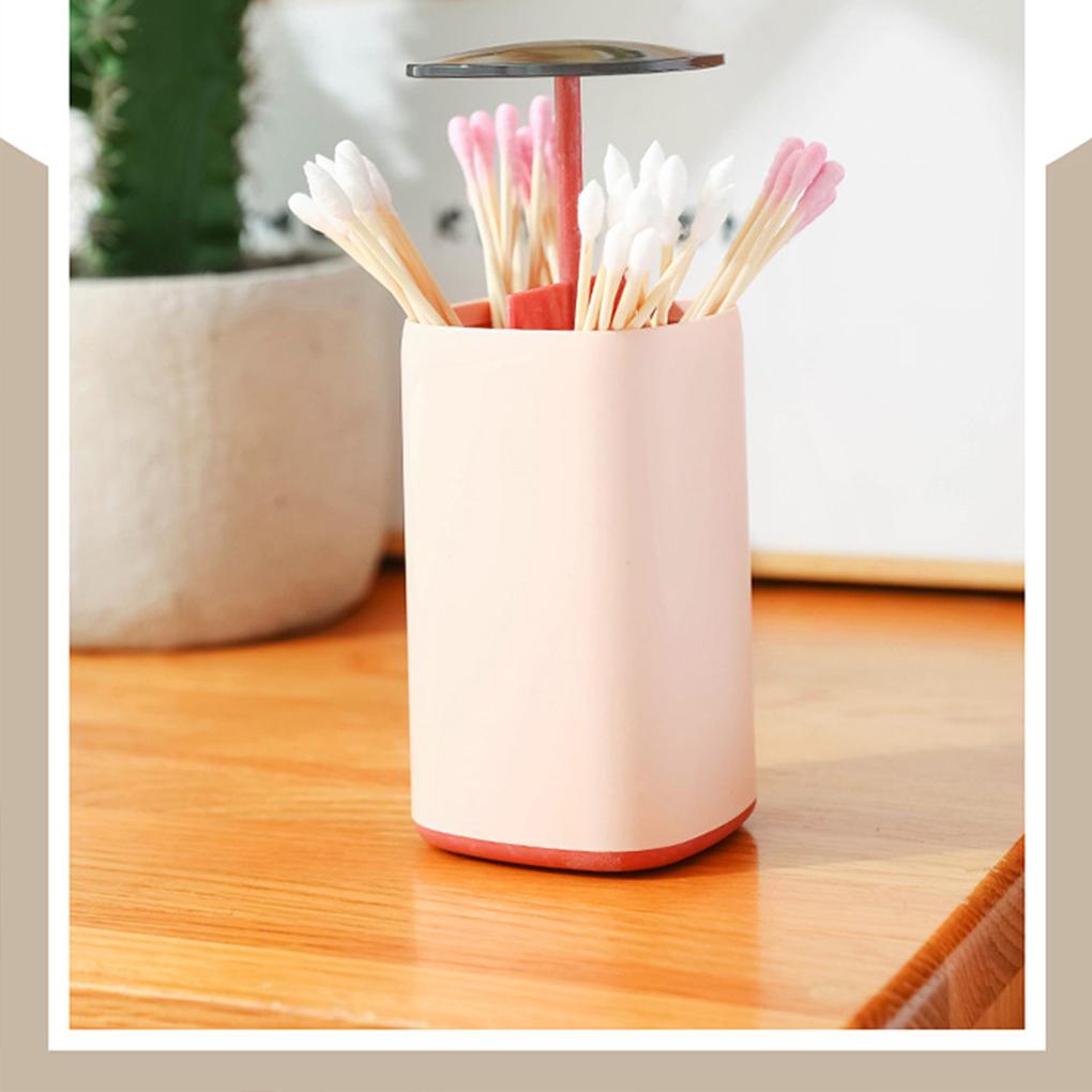 Toothpick Box Home Supplies Storage Case Multicolored Automatic Wheat Multifunctional Compact Size Toothpicks Holder
