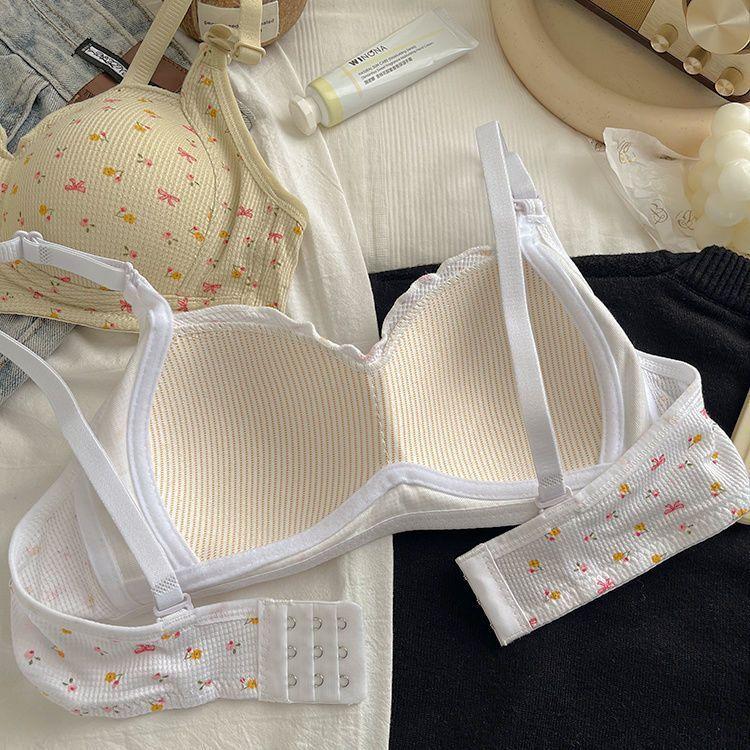 Summer Thin Bras Push Up Bras Cute Girls Sweat Lingerie Women Fashion Underwear Lady Brassiere