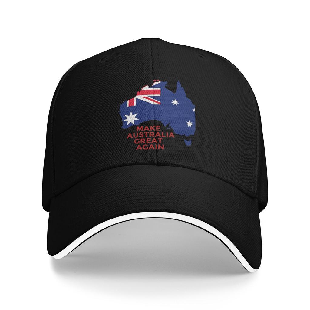MAKE AUSTRALIA GREAT AGAIN Baseball Cap Stylish UnisexTeens Trucker Hat Sun Visor Print Hiking Fishing Baseball Caps Gift