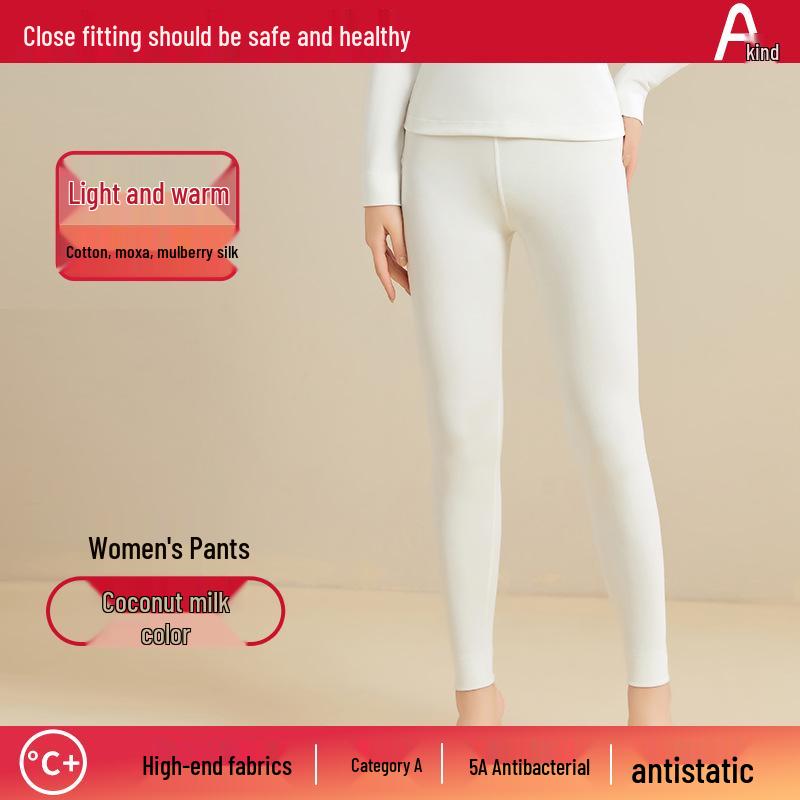 Women's Light Thermal Underwear Set - 80% Cotton, Modal, Spring/Autumn