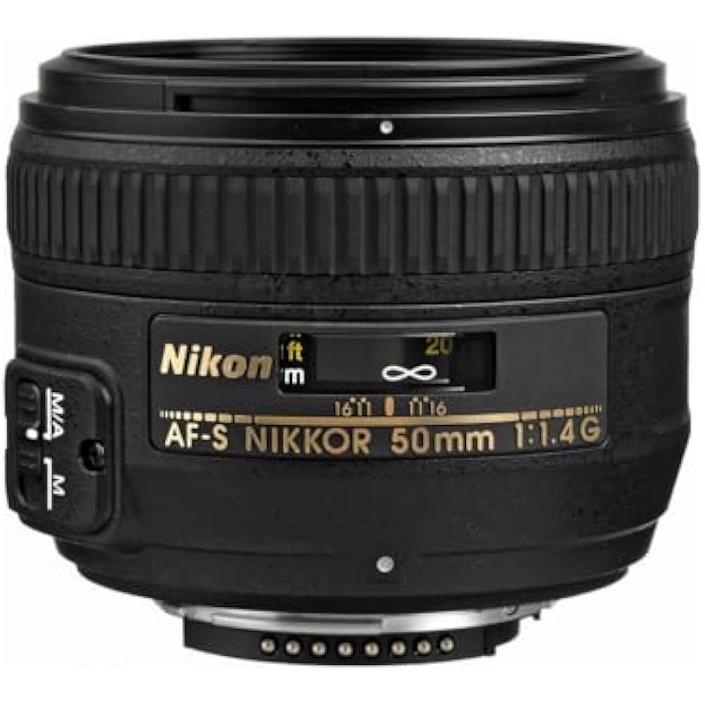 Nikon Single Focus Lens AF-S NIKKOR 50mm f/1.4g Full Size Compatible