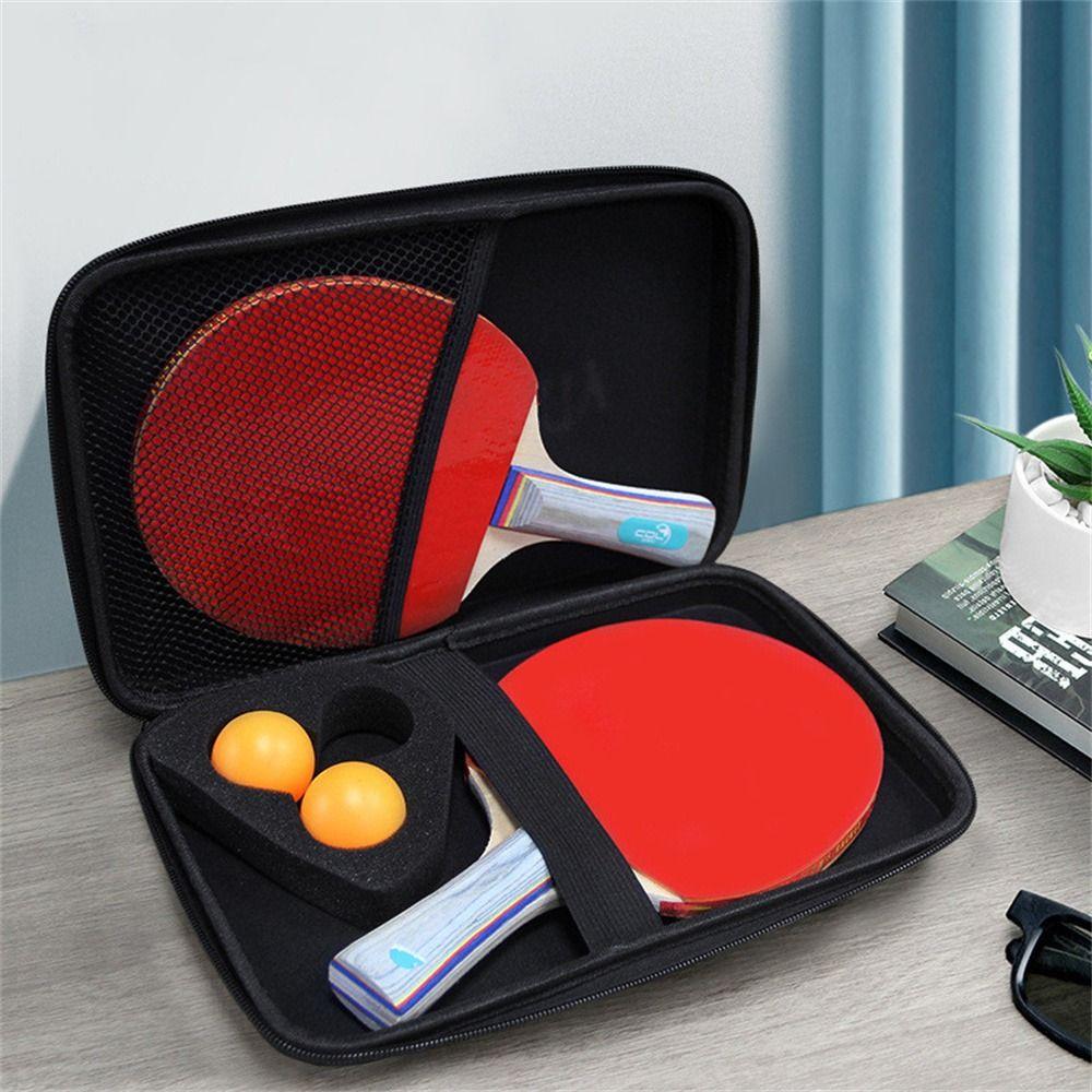 Hard Table Tennis Paddle Case EVA Table Tennis Bat Bag Table Tennis Racket Case  Racket Storage Bag