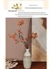 Hand-Carved Chinese Zen Ceramic Vase for Dried Flowers - Home Decor