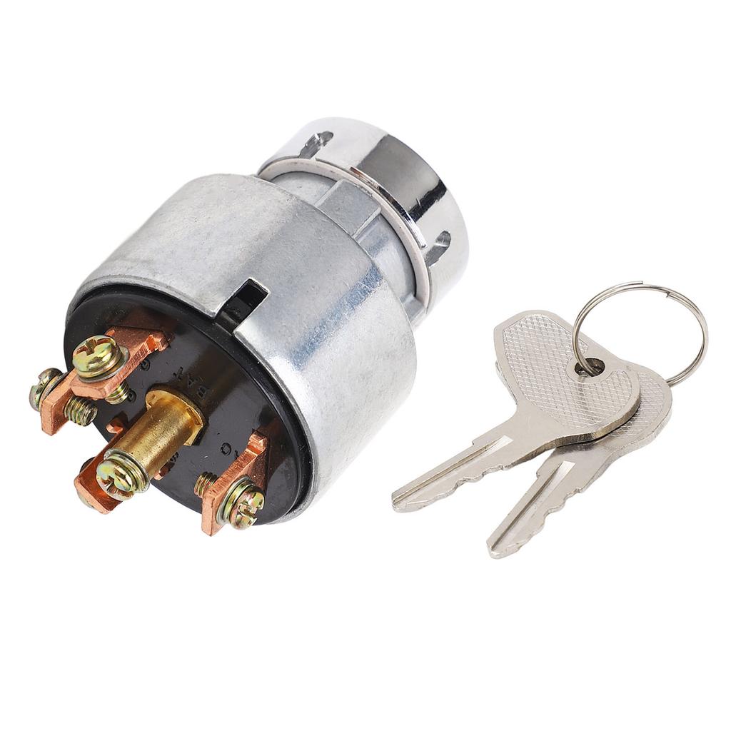 Tractor Ignition Switch 66021 55140 Aluminium Alloy Start Switch With 2 Keys Replacement for Kubota Tractors M4030 M4700