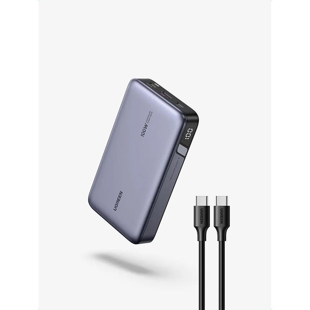 UGREEN 20000mAh Powerbank 100W Gray