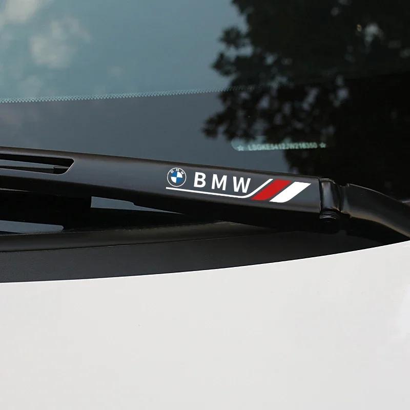 Auto-Dekor-Aufkleber, Scheibenwischeraufkleber, Laser-Emblem für BMW M Power Performance F10 F31 E36 E39 E87 E90 X3 X5