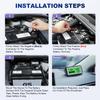 12V Battery Tester Battery Health Analyzer Charging Tester Tool ANCEL BM200 PRO 12V LED Car Battery Monitor Head-Up Display