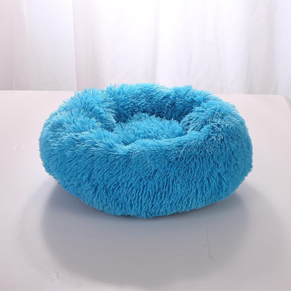 Super Soft Dog Bed Plush Cat Mat Dog Beds Round Cushion Pet Product Accessories Washable Dog and Cat Cushion Bed Winter Warm Sofa Hot Sell