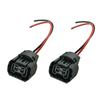 Wire Pigtail Female P 4W Two Harness Fog Light Replacement Socket Connector Lamp