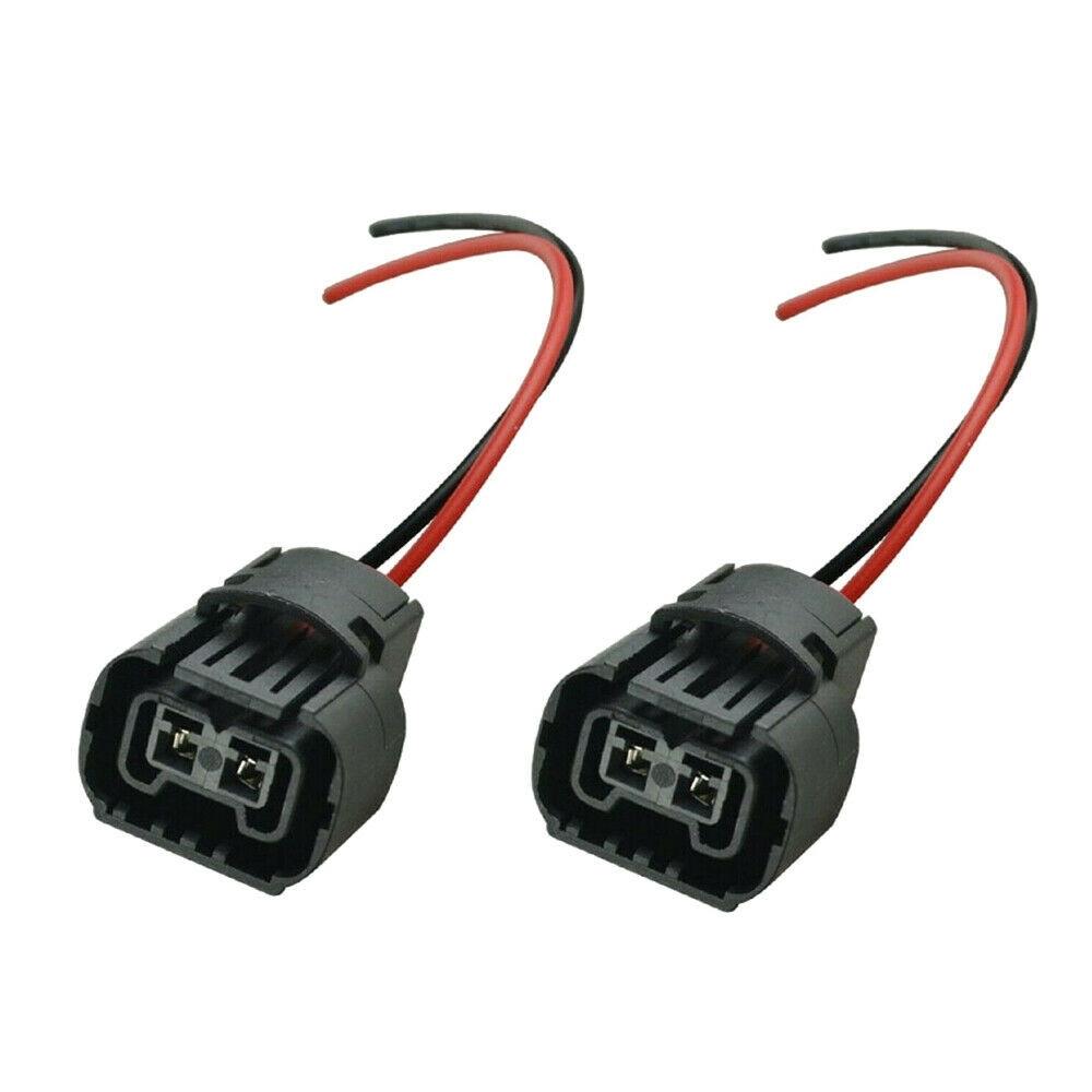 Wire Pigtail Female P 4W Two Harness Fog Light Replacement Socket Connector Lamp