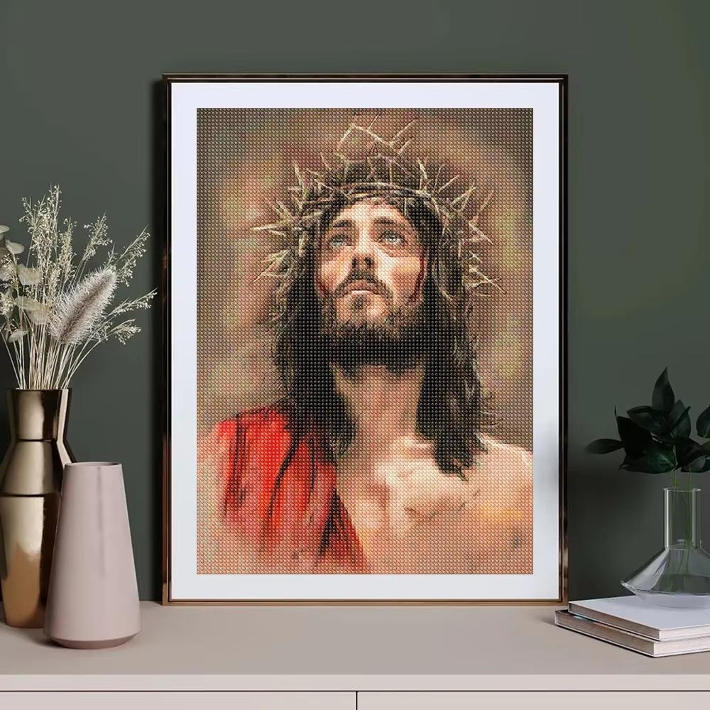 5D Diamond Painting Kit Jesus Cross Religious Sticker Diamond Embroidery Handmade DIY Mosaic Home Decoration Adult Gifts