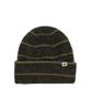 THE COLDEST MOMENT Tcm Mohair Stripe Beanie (Khaki)