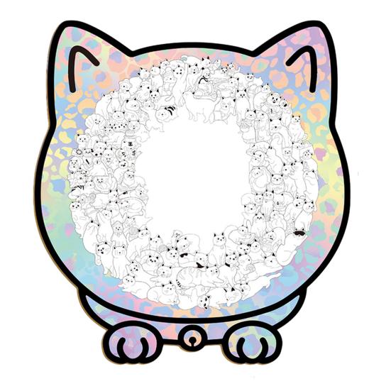 

135Pcs/Set Cat Shaped Wooden Jigsaw Puzzle Focus Logic Training Wood Puzzle Game Educational Difficult Puzzle Toy Decoration Cat Lovers Gift B