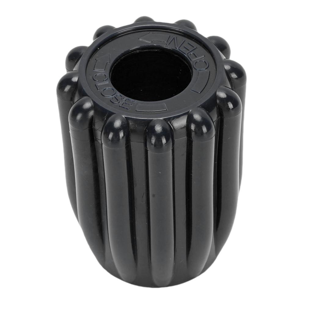 Dykketank Sylinderventil Knott ABS Rustfritt Stål Dykketankventil Deksel Feste for Erstatning Svart