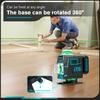 HGLINE 16 4D Lines Laser Level With APP Remote Control Selfleveling 360 Horizontal & Vertical Laser Level Construction Tool
