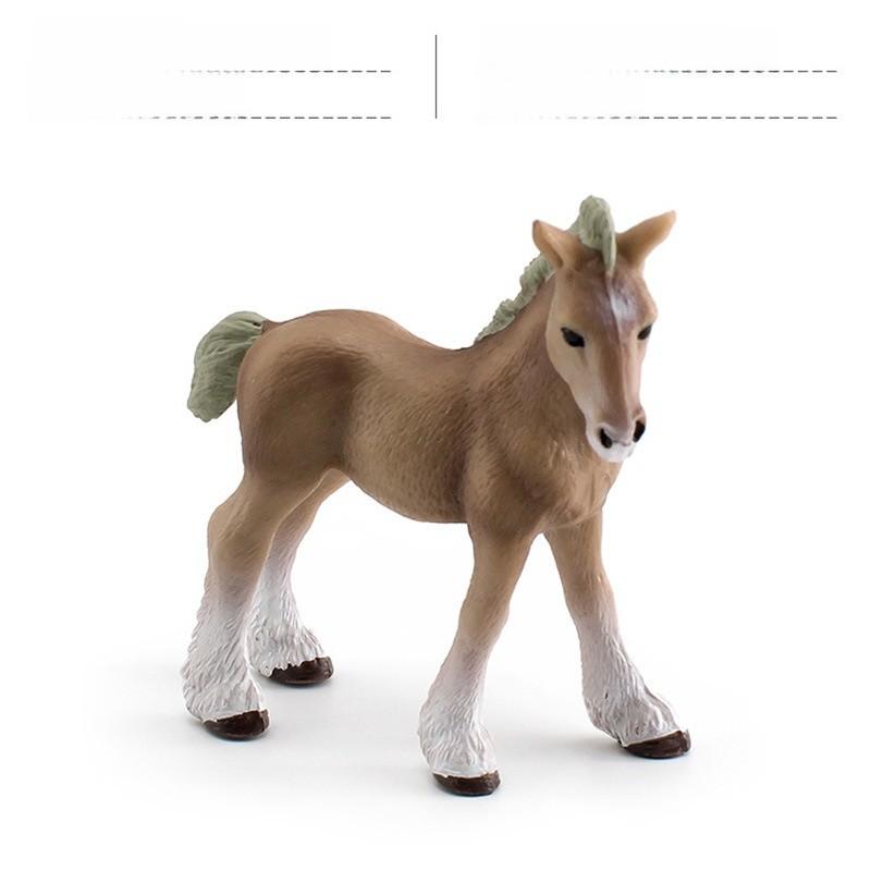 Wild Shire Horse Lipizzaner Pvc Model For Kids Educational Display