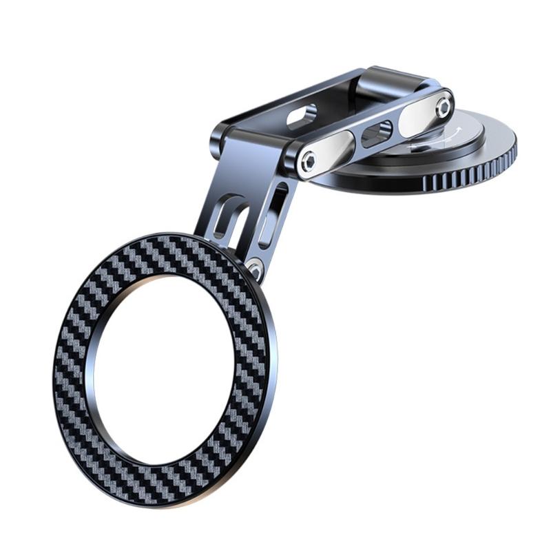 Multifunction Magnetic Car Phone Mount With 360 Swivels Rotation Metal Construction For Stable Driving View