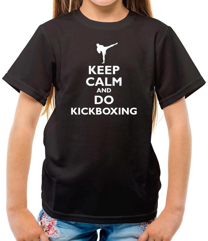 Keep Calm and Do Kickboxing - Kids T-Shirt - Kickboxer - Kickbox - Fan - Love