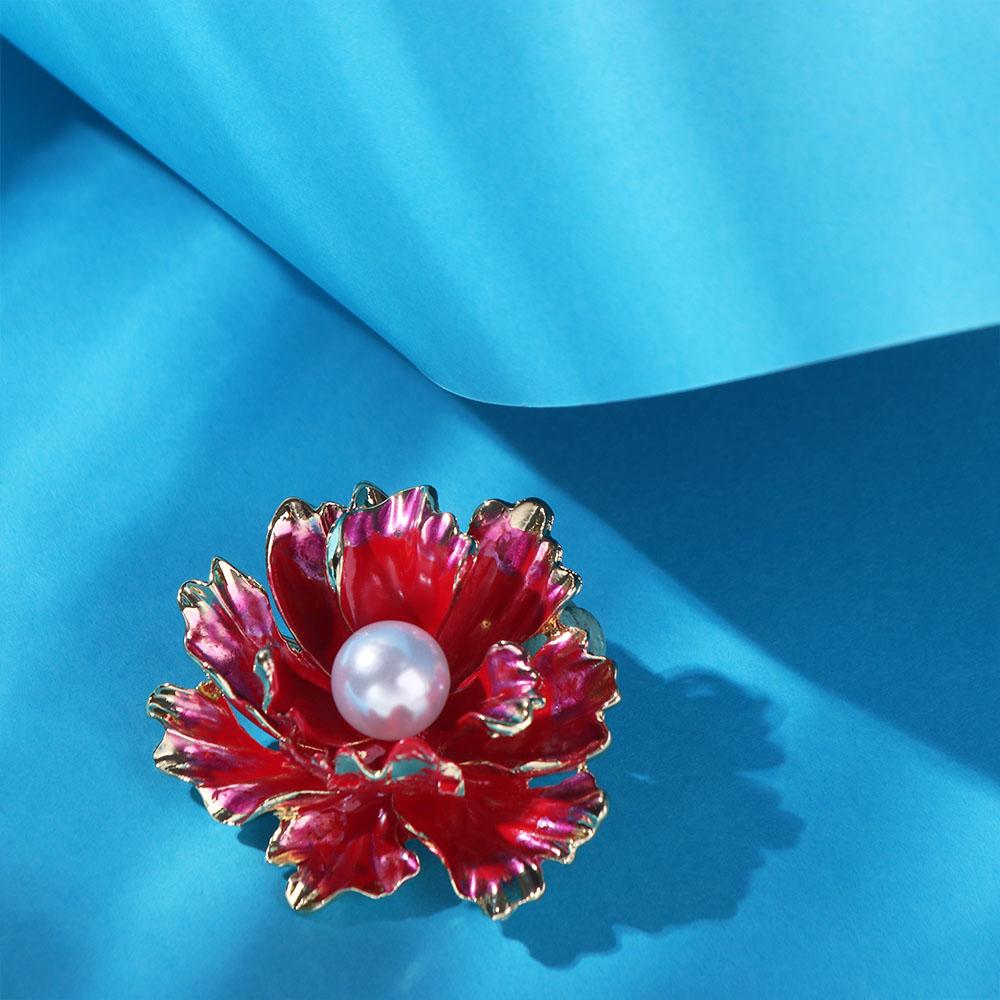 Vintage Flower Brooches High-end Large Flower Badge Pin Corsage Peony Brooch Pins  Banquet