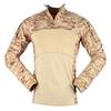 Maglia Tattica da Combattimento da Uomo Traspirante ad Asciugatura Rapida con Camouflage a Maniche Lunghe