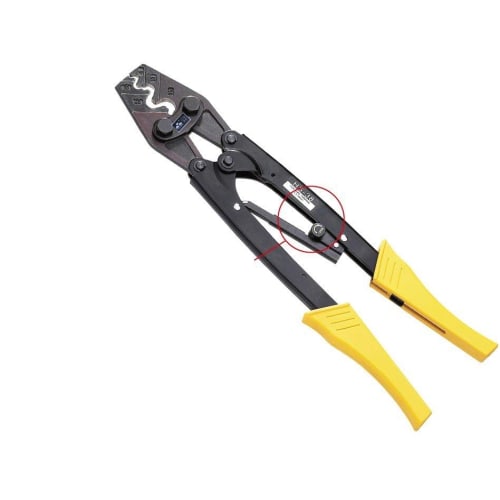 zmart Crimping Tool for Bare Crimp Terminals and Bare Sleeves, 5.5 To 38 Sq., Crimping Pliers, Electrician's Pliers, Crimp Terminals, Wire Stripper, C