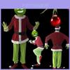 Fato Perfeito do Grinch Roubando o Natal Para Cosplay e Eventos em Bares