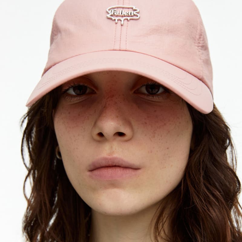 FALLETT Brush Logo Ball Cap Pink