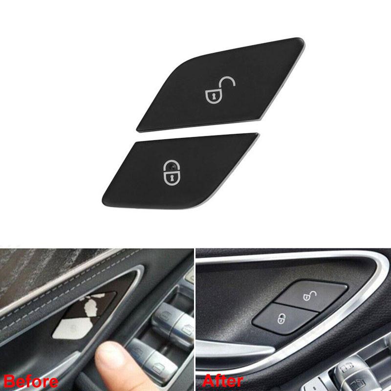 For Rhd Mercedes Car Lhd Benz C Eqc Glc V Class W205 N293 W253 W447 Interior Central Door Lock Unlock Switch Button Cover