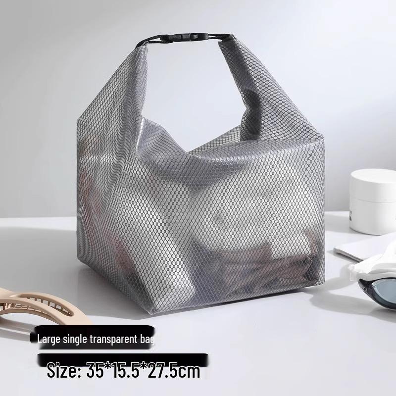 Wasserdichte Make-up- & Badeanzug-Aufbewahrungstasche, Reise-Fitness-Tasche mit großem Fassungsvermögen und Trocken-/Nass-Trennung