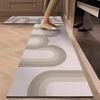 Modern Minimalist Kitchen Rug Non-Slip, Stain-Resistant Diatomaceous Earth Mat Absorbent Bathroom Door Mat Home Decor