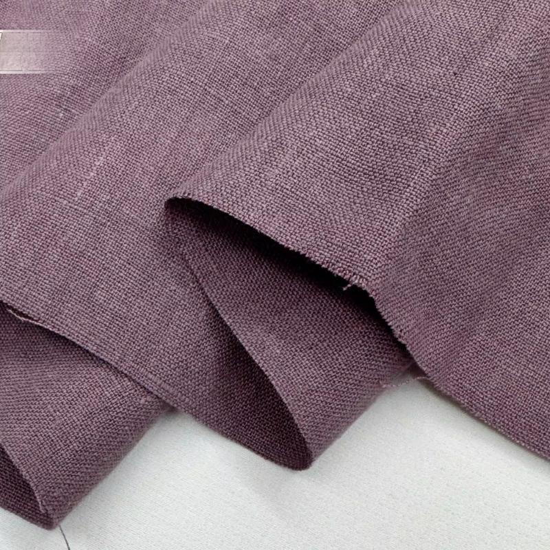 Linen and Ramie Hanfu Fabric for Sewing Cloth 100% Natural Yarn-dyed Dresses Robe Thin DIY Handmade Designer High Quality