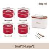 Round Multi-layer Stainless Steel Insulated Bento Box with Lid - Microwaveable Lunch Container for Office and Students.