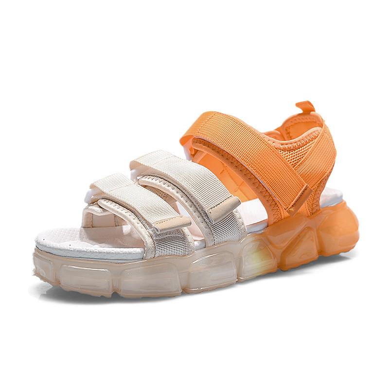 

Fashion Korean Fashion Men Summer Sandals 2024 Beach Men s Platform Sandals Hook & Loop Luxury Designer Sandals Men sandalia masculina 39