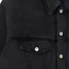 Balenciaga Denim Jacket Loose Fit Men's Black 681689TIWA21440