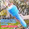 Microphone Bubble Stick Fully Automatic Electric Bubble Blowing Machine, Comes With Battery, Outdoor Bubble Blowing Toy
