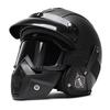 Retro Helmet Electric Motorcycle Leather Helmet Summer Pedal Cruise Motorcycle Harley Men and Women Three Quarter Helmet Half Helmet