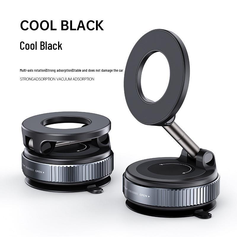 Magnetic Alloy & Plastic Car Phone Holder with Strong Suction for Navigation